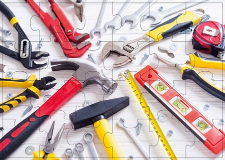 Duże puzzle dla mężczyzn seniorów rehabilitacja dłoni